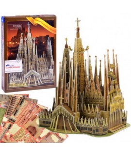 3D Puzzle - Bazilika Sagrada Familia 223 dielov