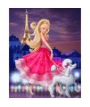 5D Diamantová mozaika - Barbie v Paríži