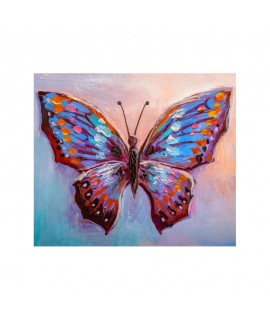 5D Diamantová mozaika - Maľovaný motýľ