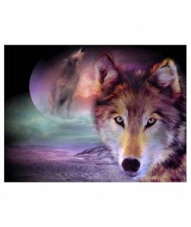 5D Diamantová mozaika - wolf