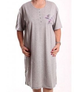 Dámska nočná košeľa (DH3030) - bledosivá