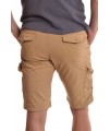 Pánske elastické krátke nohavice "M-SARA" (KG-3530) - khaki