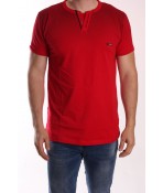 Pánske elastické tričko BK-ELVIS (373) - červené