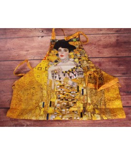 Bavlnená zástera Klimt Adele (60x75 cm)