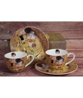 2-dielna porcelánová čajová sada (Alfons Mucha) v darčekovom balení