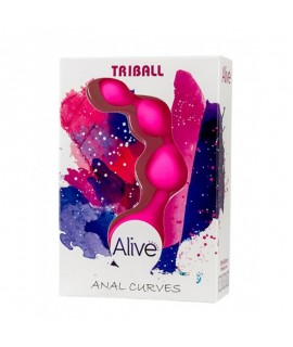 Análny kolík - Alive - Triball 11cm Modrá