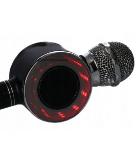Bezdrôtový karaoke mikrofón s LED podsvietením Zlatá