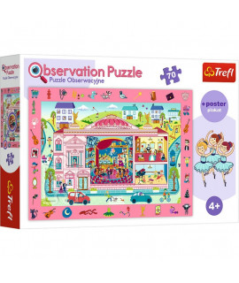 Detské puzzle - Big pink house - 70ks