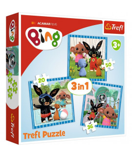 Detské puzzle - Bing - 3v1