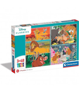 Detské puzzle - Disney - 3x48ks