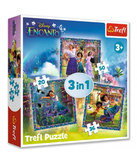 Detské puzzle - Disney Encanto - 3v1