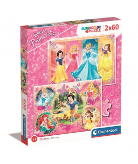 Detské puzzle - Disney Princess II. - Sada 2x60ks