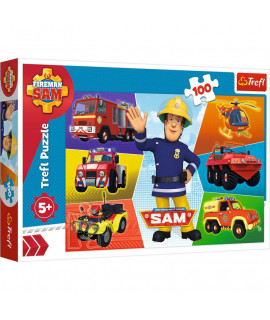 Detské puzzle - Fireman Sam - 100ks