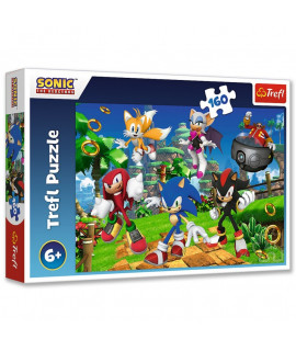 Detské puzzle - Ježko Sonic II. - 160ks