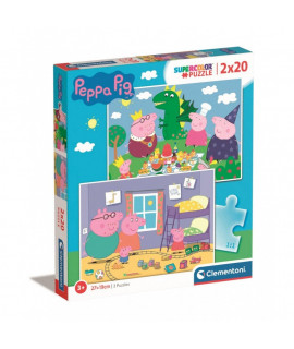 Detské puzzle - Peppa pig II. - Sada 2x20ks