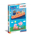 Detské puzzle - Peppa Pig III. - Sada 2x20ks