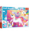 Detské puzzle - Pink unicorn - 100ks