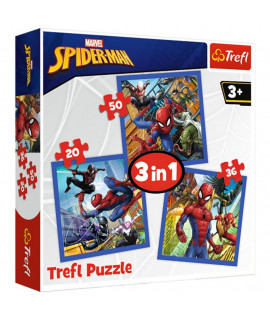 Detské puzzle - Spiderman - 3v1