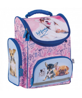 Detský ruksak ERGONOM - Cute dogs pink