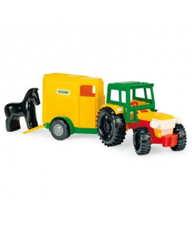 Detský traktor s konským prepravníkom - Wader