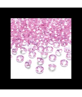 Diamantové konfety - 12mm Ružová