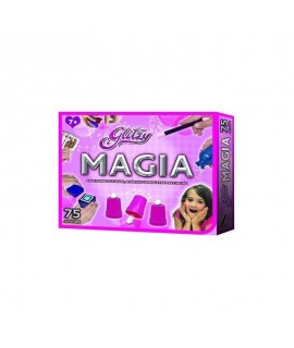 Dievčenský kúzelnícky set - Glitzy Magia - 75 trikov