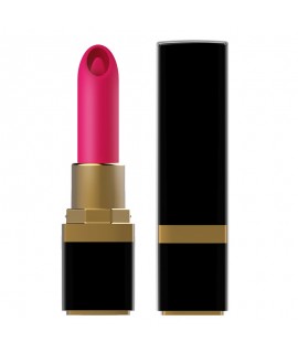 Diskrétny USB vibrátor - Pink Lipstick