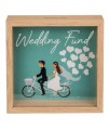 Drevená pokladnička - Wedding Fund