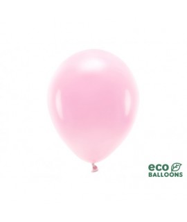 Eko pastelové balóny - 30cm, 10ks Ružová