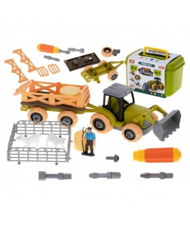 Farmársky set pre deti v plastovom kufríku - Farm Truck