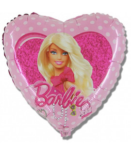Fóliový balón - Barbie heart - 46cm