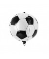 Fóliový balón - Futbalová lopta - čierno-biely, 40cm