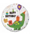 Fóliový balón - Happy Birthday Dinosaur - 46cm