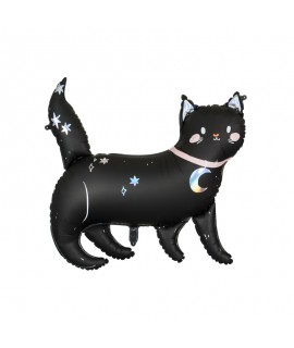 Fóliový balónik - Čierna mačka 96x95 cm