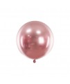 Gigantický balón - Glossy - metalický, 60cm Ružová