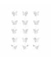 Girlanda - Motýliky - biele (200cm)