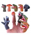 Gumené bábky na prsty - Dinosauri