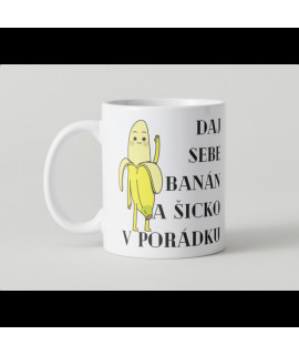 Hrnček - Daj sebe banan 330ml