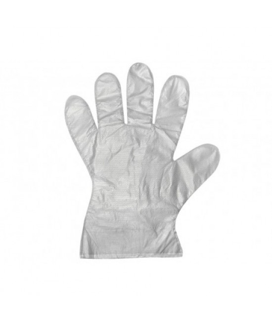 Jednorázové mikroténové HDPE rukavice 100ks balenie