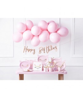 Kompletný party set - Happy Birthday - mačiatko