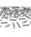 Konfetové delo 40 cm - fóliové konfety Strieborná