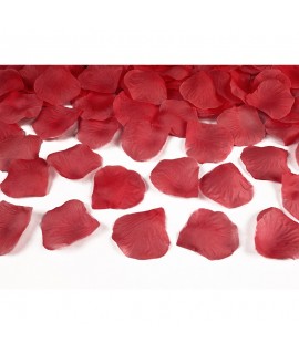 Konfetové lupienky ruží 500 ks Červená