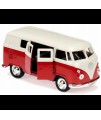 Kovový model auta - Nex 1:34 - 1963 Volkswagen T1 Bus Červená