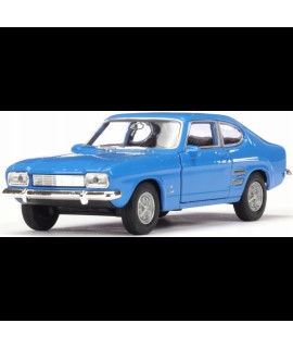 Kovový model auta - Nex 1:34 - 1969 Ford Capri Modrá