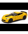 Kovový model auta - Nex 1:34 - 2017 Chevrolet Corvette Z06 Žltá
