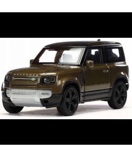 Kovový model auta - Nex 1:34 - 2020 Land Rover Defender Hnedá