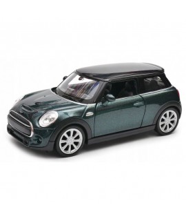 Kovový model auta - Nex 1:34 - New Mini Hatch Zelená