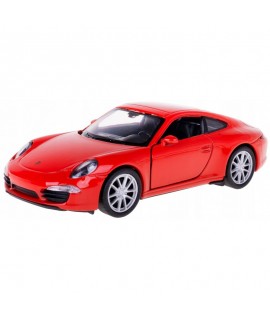 Kovový model auta - Nex 1:34 - Porsche 911 Carrera S Červená