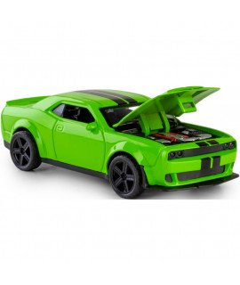 Kovový model - Die Cast CRASH CAR - Chevrolet Camaro Zelená