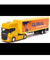 Kovový model - Transporter s návesom 1:64 - Volvo FH - Global Logistic